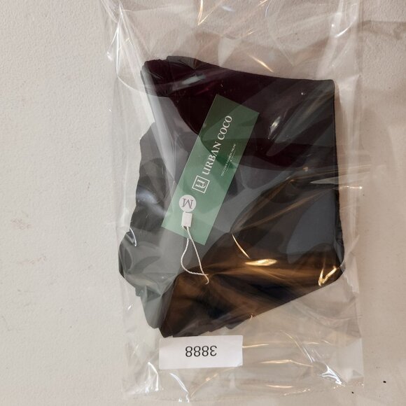 Urban Coco Pleated Flared Skater Skirt Medium Black - Picture 11 of 11